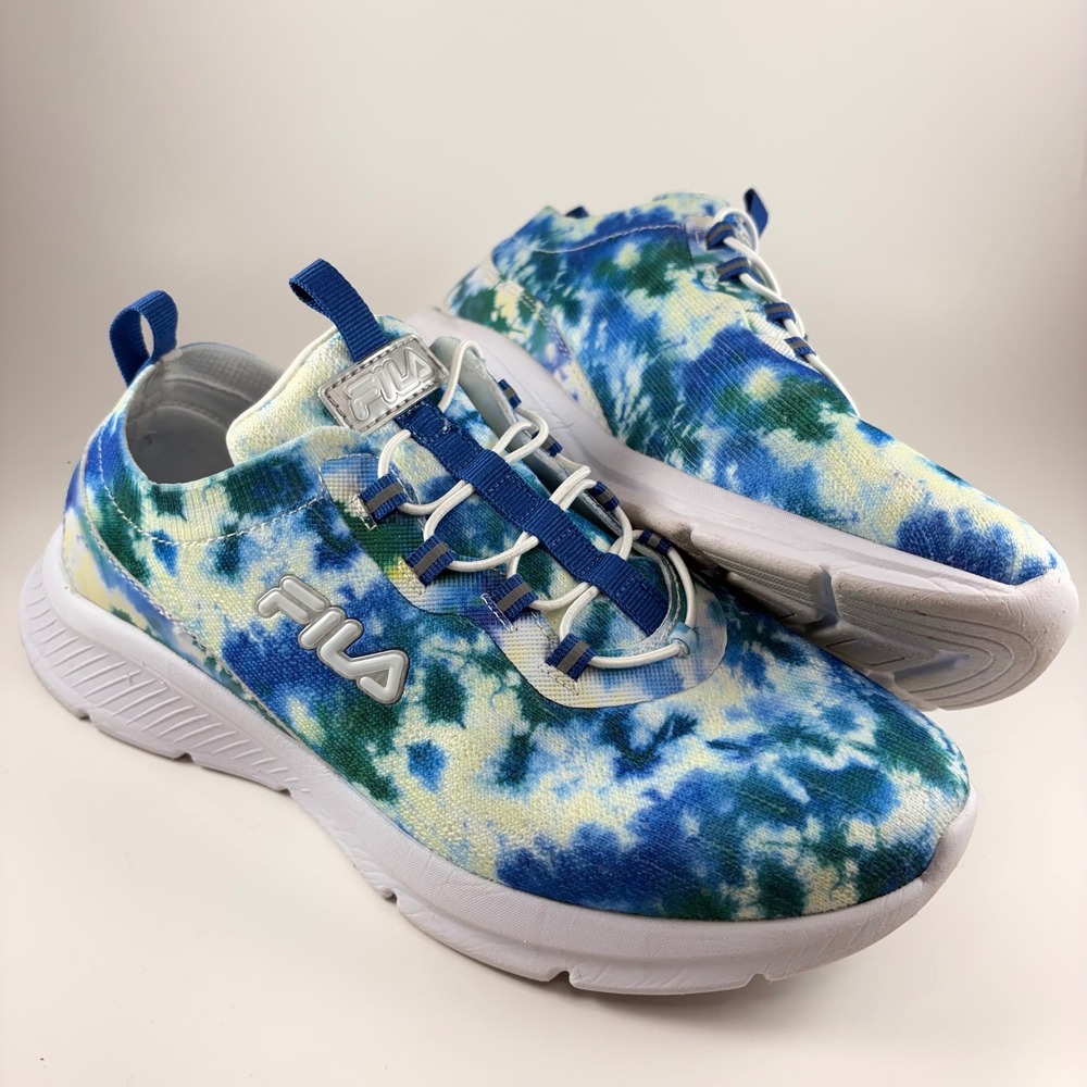Fila‎ Memory Skyway Tie Dye Women's Slip On Shoes Size 9 Wide